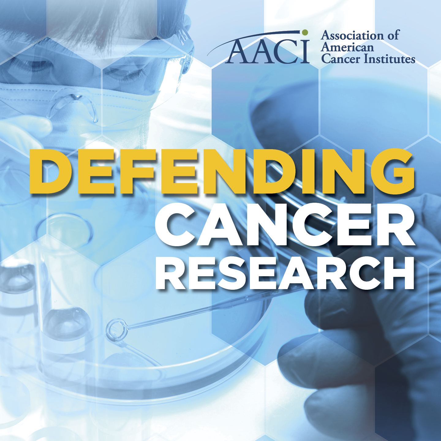 Defending Cancer Research Graphic