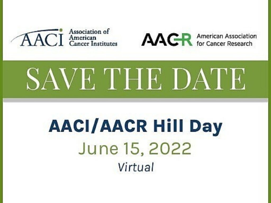 Save the Date 2022 AACIAACR Virtual Hill Day
